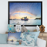 Fishing Boat at Phuket Sunrise Beach