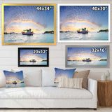 Fishing Boat at Phuket Sunrise Beach