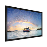 Fishing Boat at Phuket Sunrise Beach