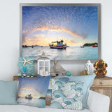 Fishing Boat at Phuket Sunrise Beach