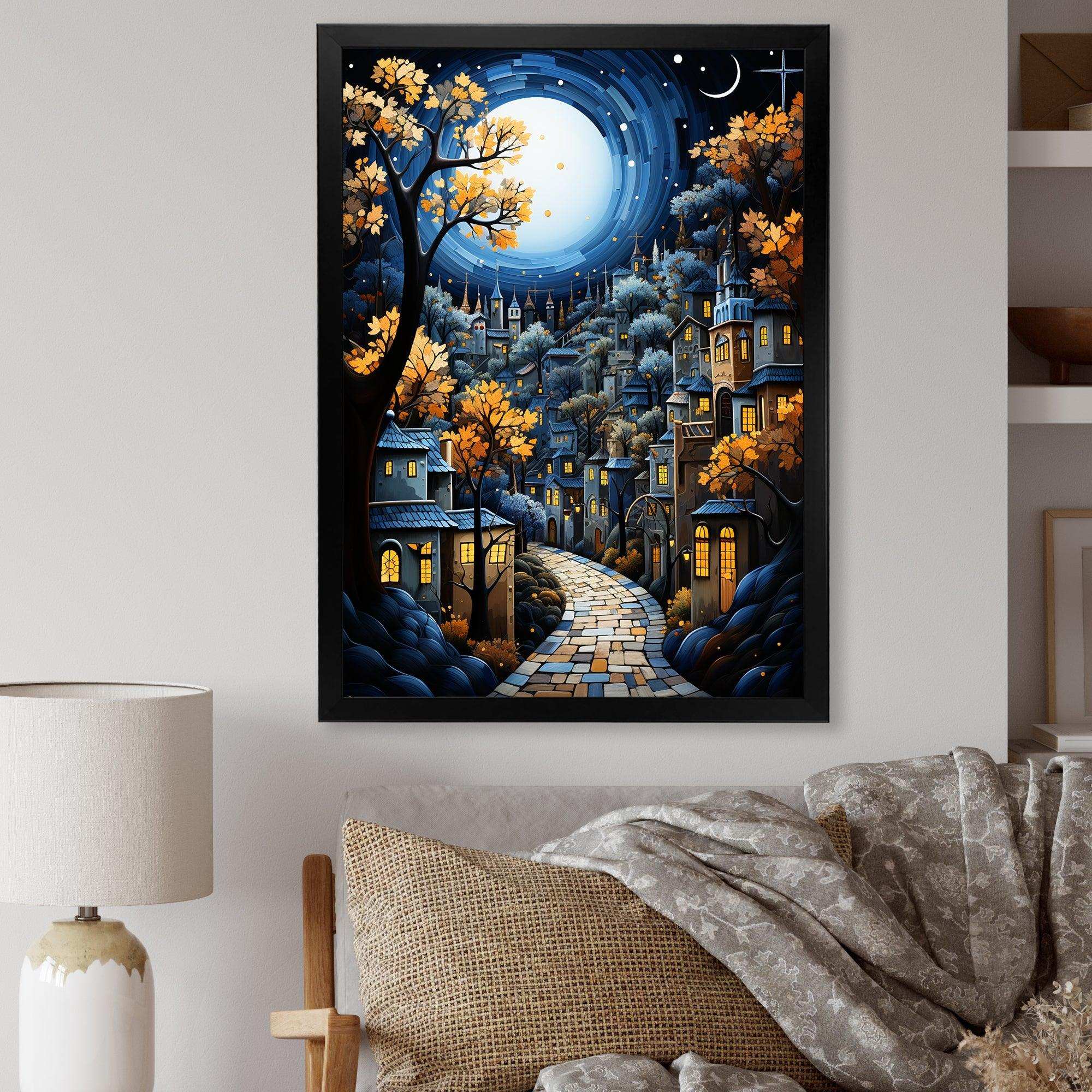 Mexican Art Landscape Oaxacan Odyssey - People Canvas Wall Art