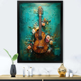 Tropical Guitar Music Euphonic - Music Canvas Wall Art