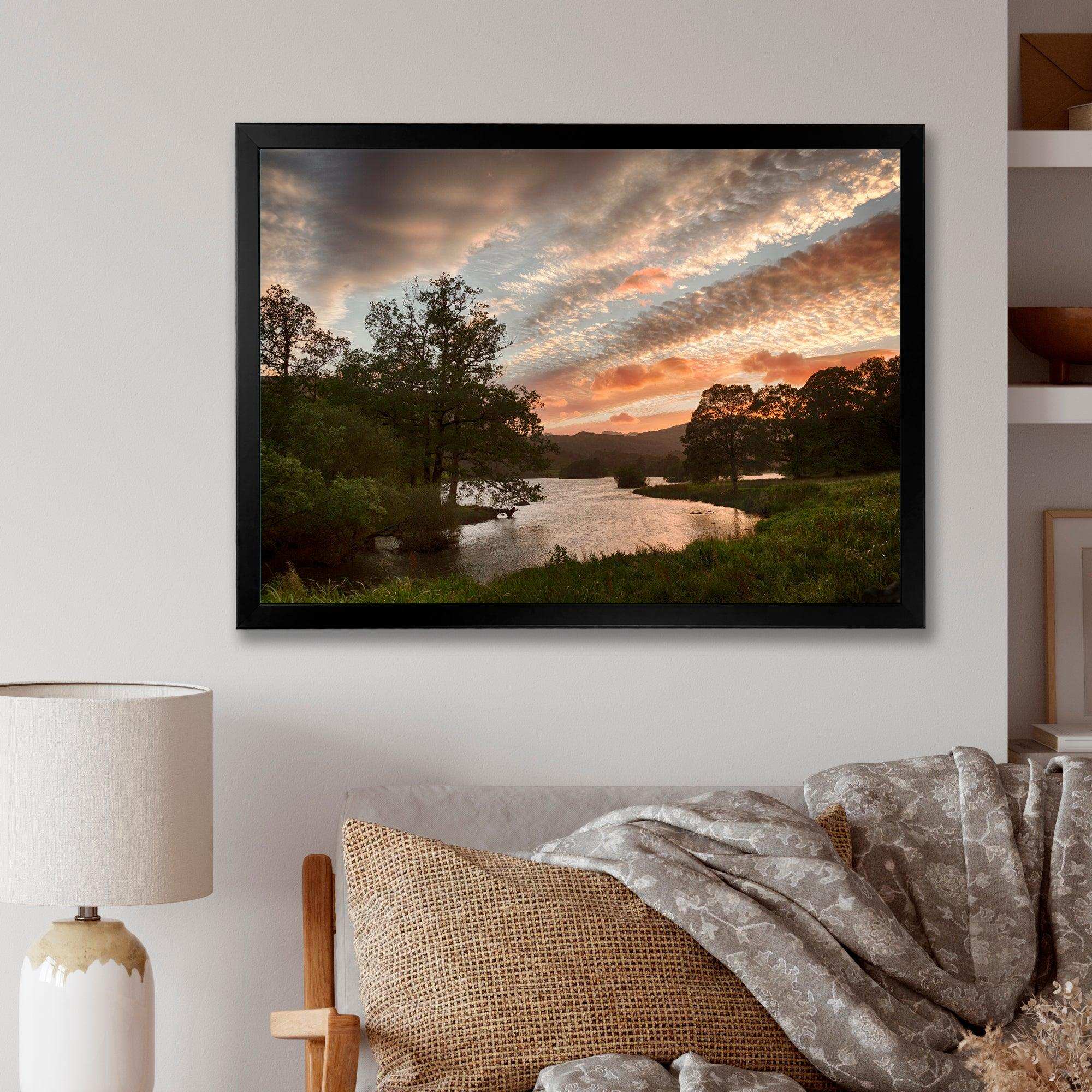 Sunset over Rydal Waters