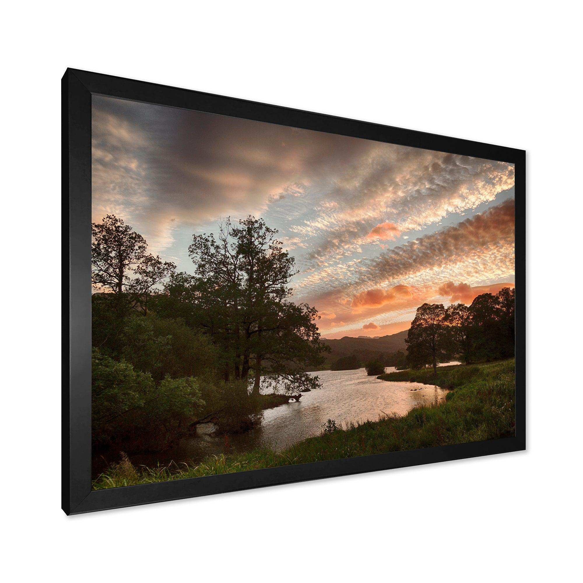 Sunset over Rydal Waters