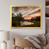 Sunset over Rydal Waters