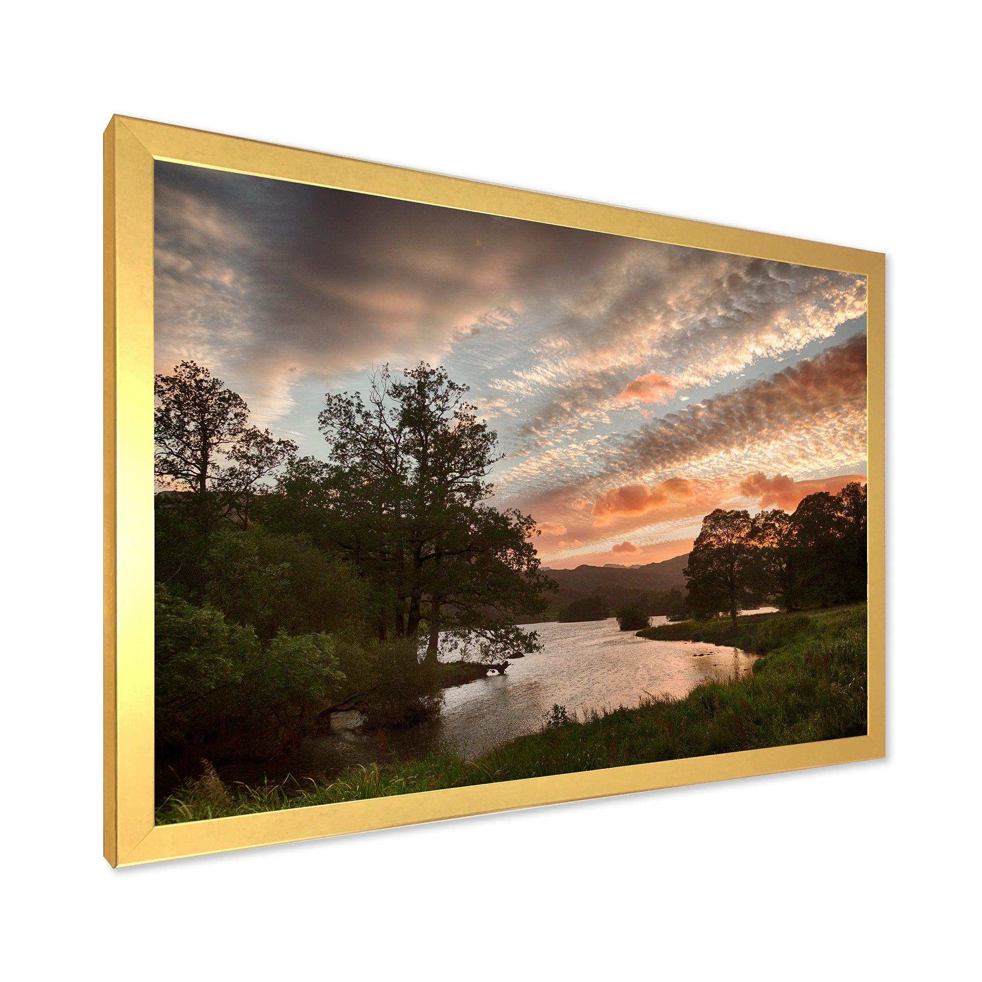 Sunset over Rydal Waters