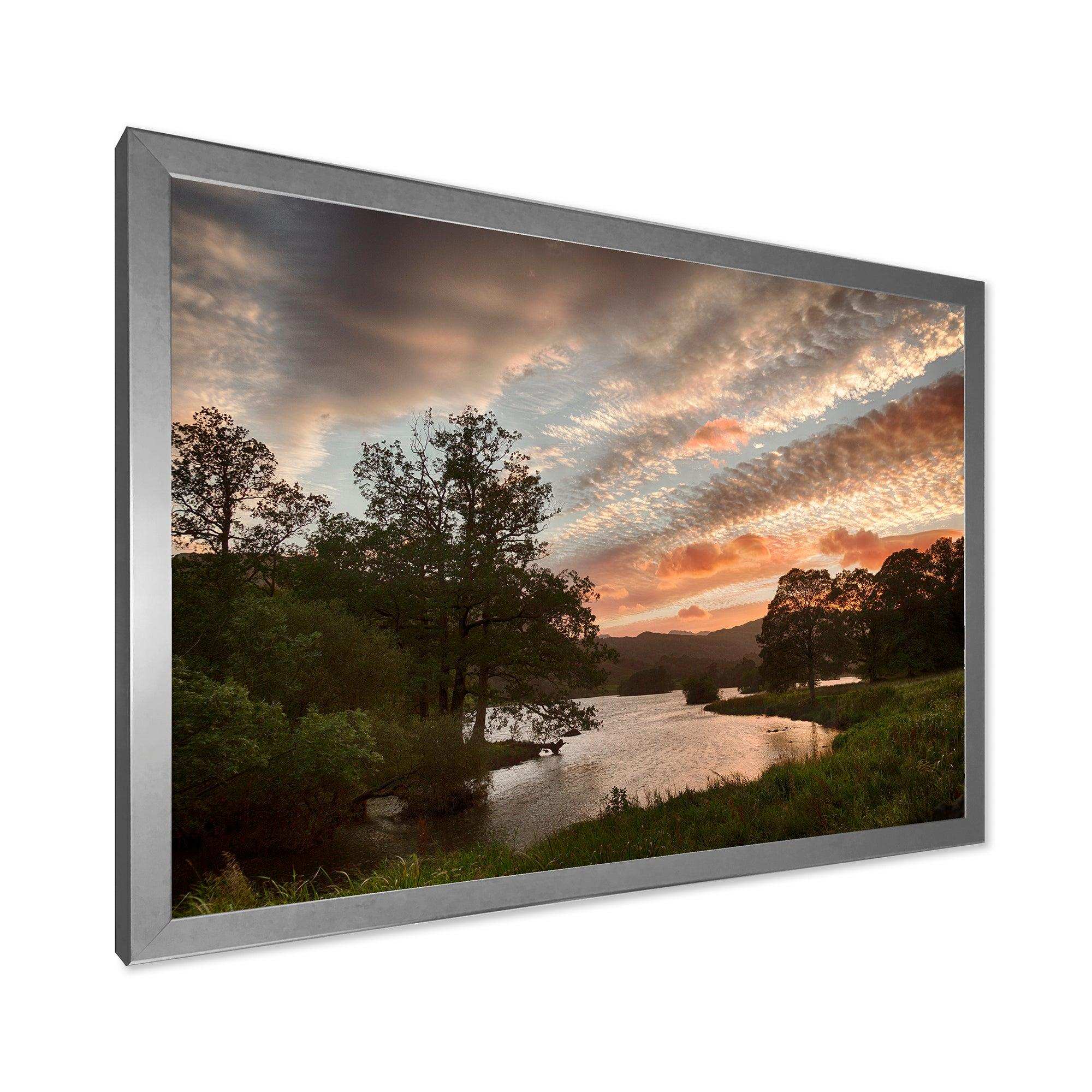 Sunset over Rydal Waters