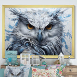 Owls Eyes Of Wisdom - Animals Canvas Wall Art