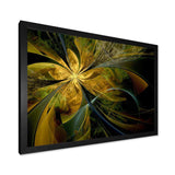 Symmetrical Fractal Flower in Gold