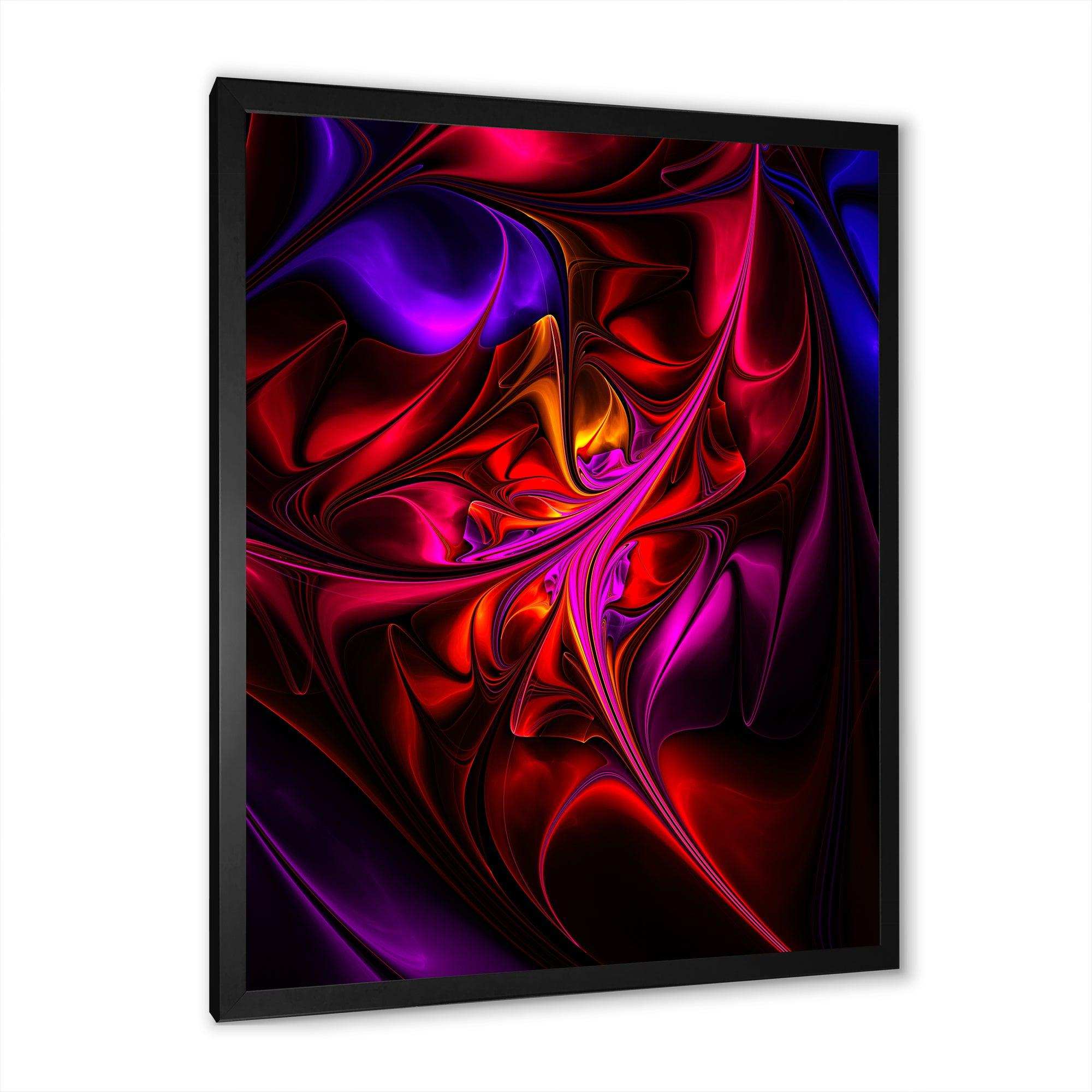 Multi Colored Magenta Stained Glass
