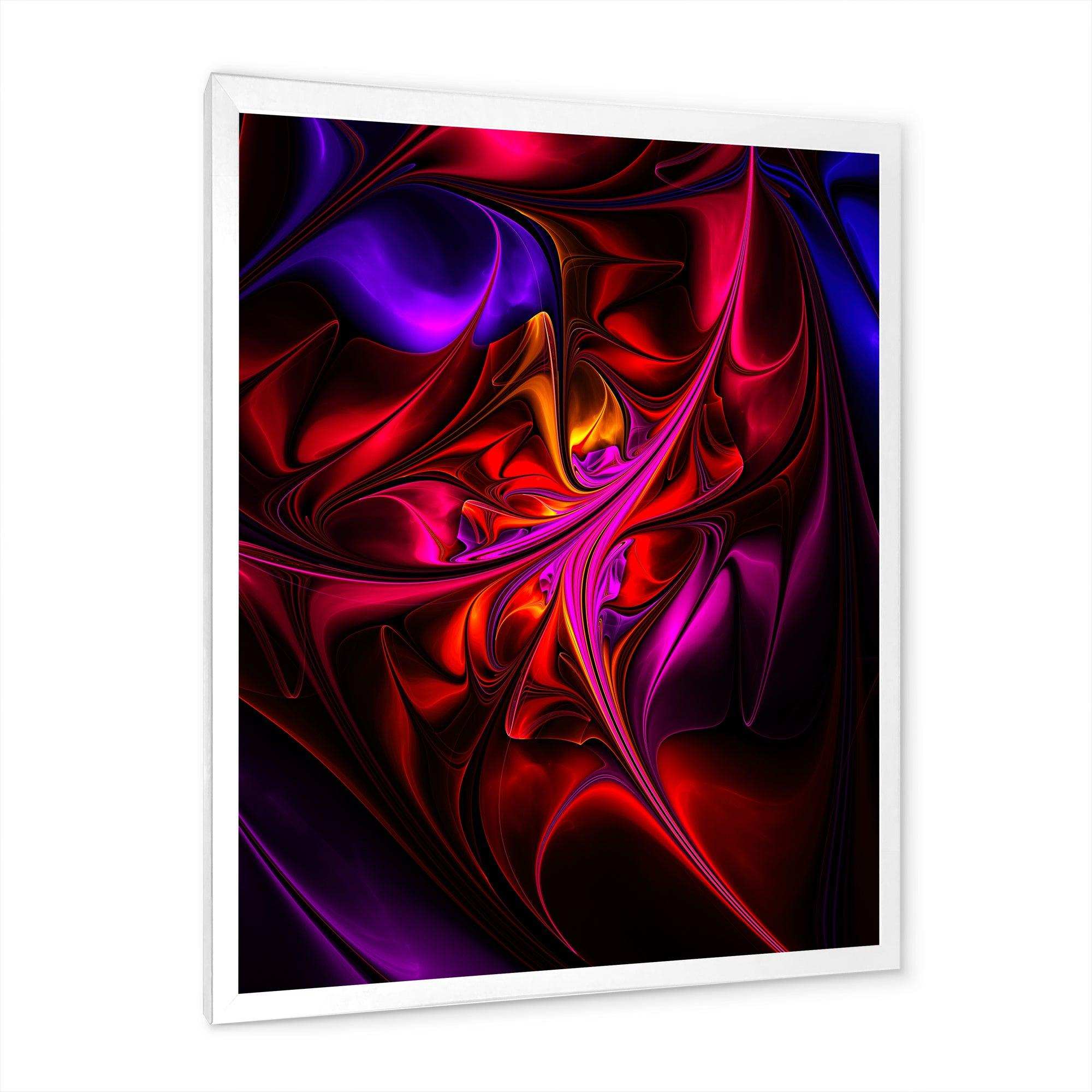 Multi Colored Magenta Stained Glass