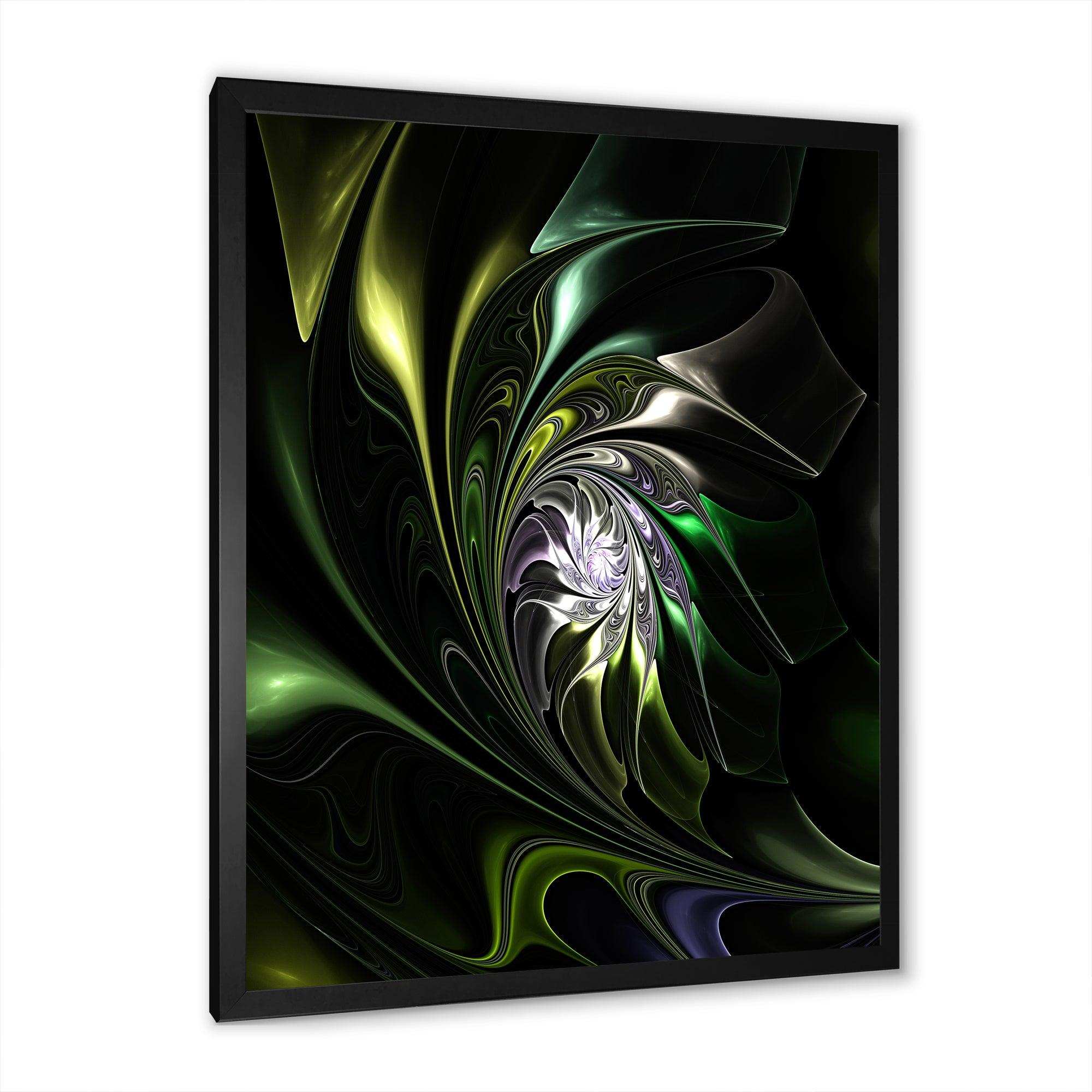 Multi Colored Green Stained Glass