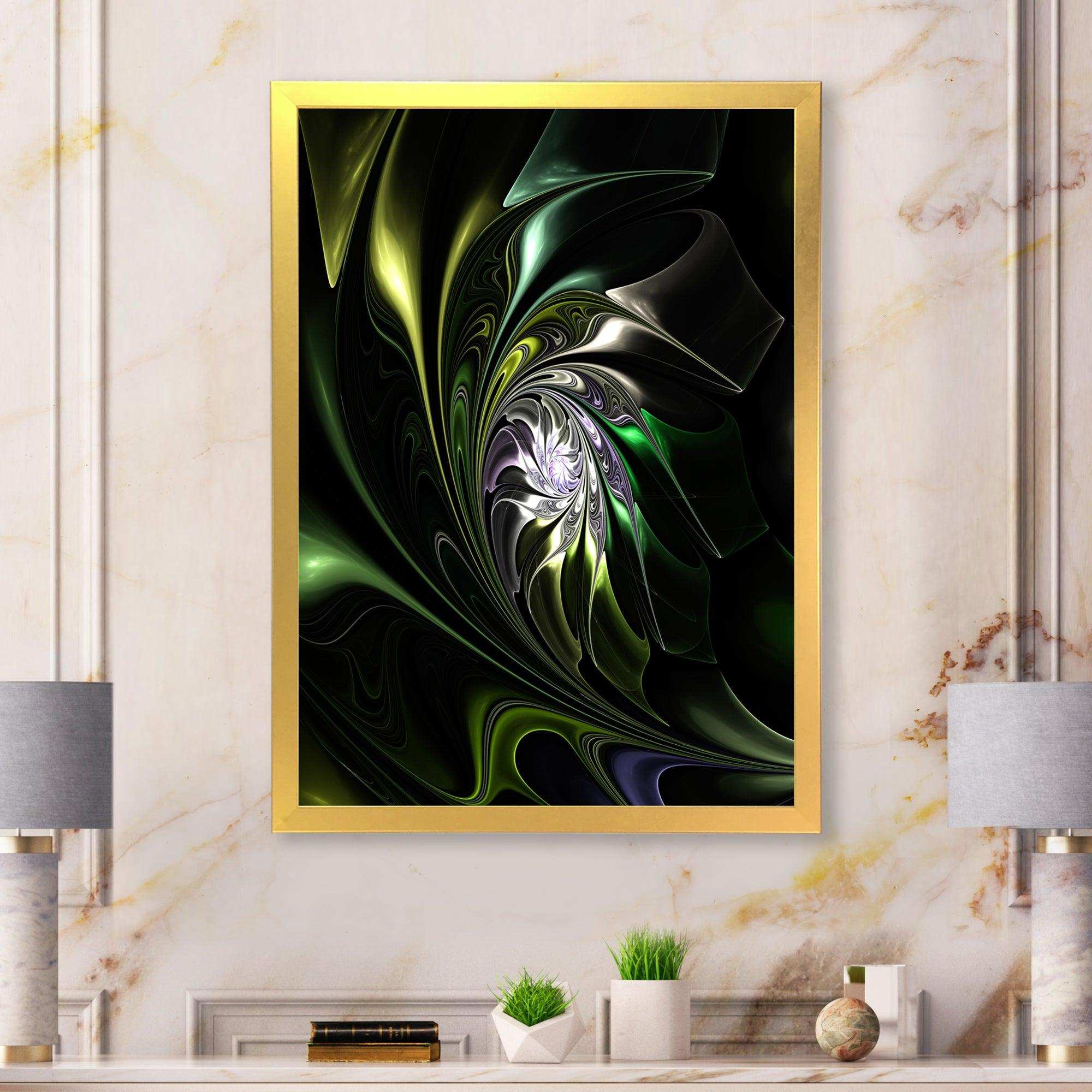 Multi Colored Green Stained Glass