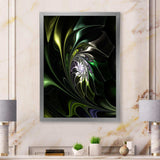 Multi Colored Green Stained Glass