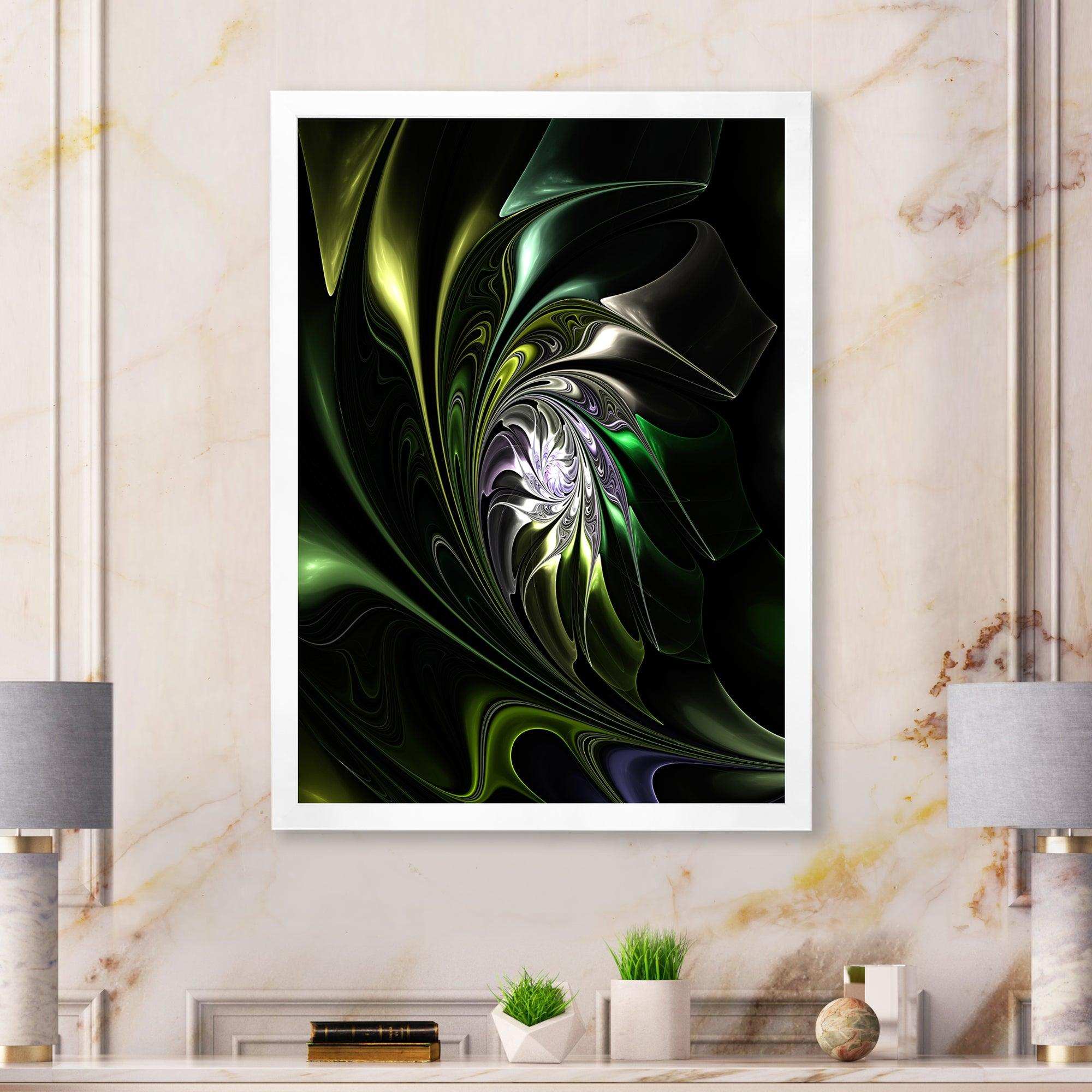 Multi Colored Green Stained Glass