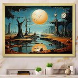 The Persistence of Dali Surreal  III - Landscapes Canvas Wall Art