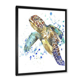 Blue Sea Turtle