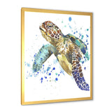 Blue Sea Turtle