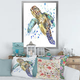 Blue Sea Turtle