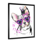 Sweet Funny Dog with Glasses