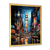 New York City Time square lights II - Cityscapes Canvas Wall Art