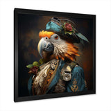 Pirates Parrot feathered buccaneer I - People Canvas Wall Art