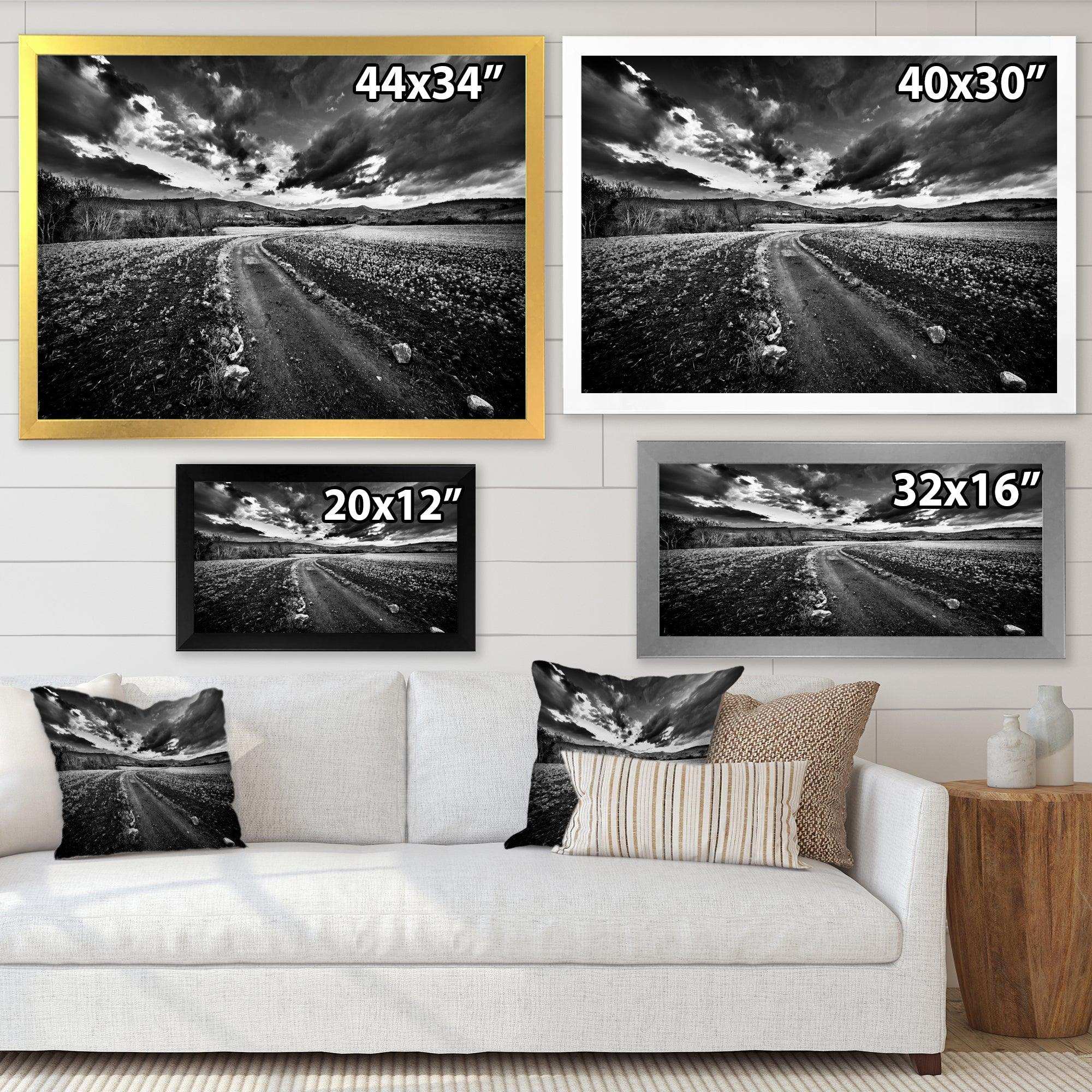 Black White Landscape from Sardinia