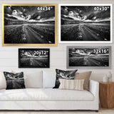 Black White Landscape from Sardinia