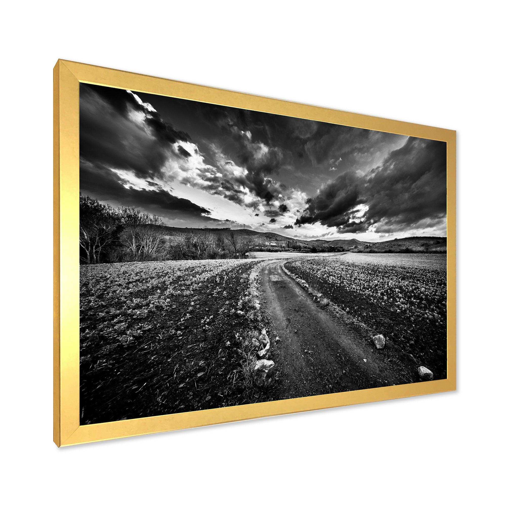 Black White Landscape from Sardinia