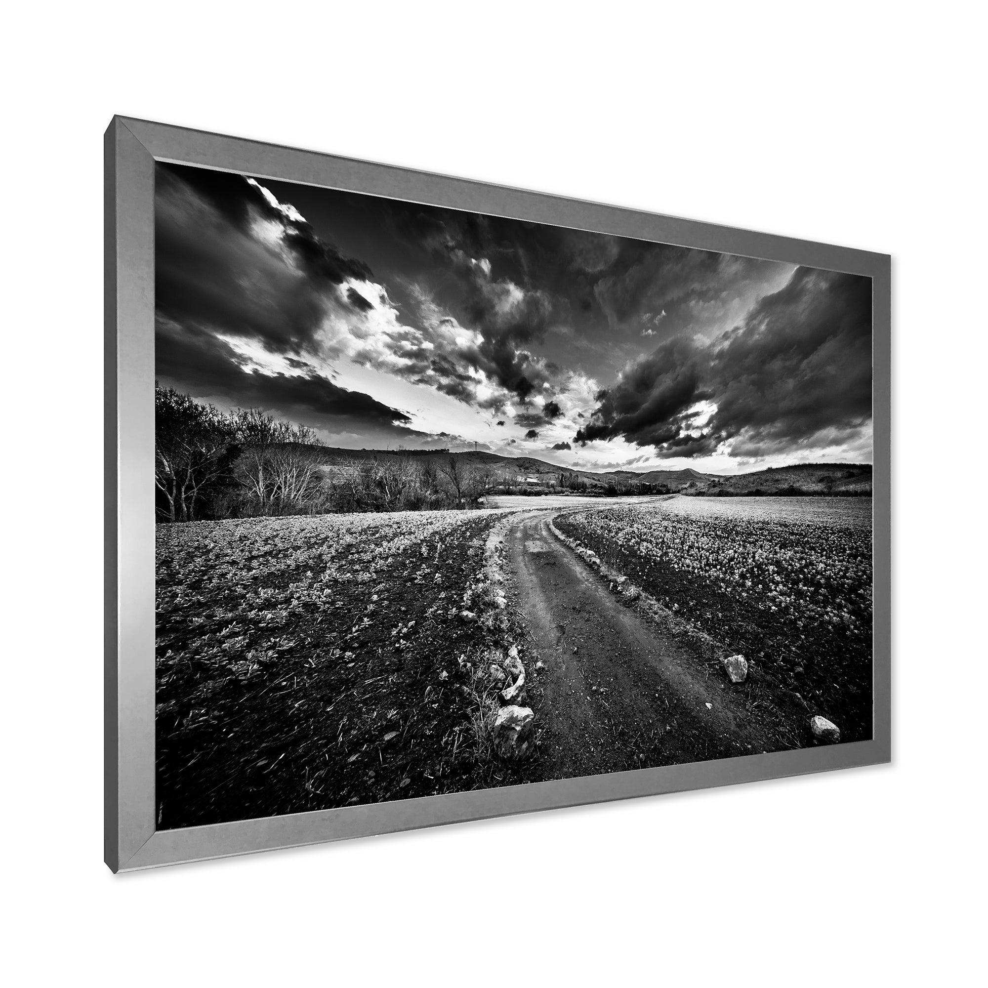 Black White Landscape from Sardinia