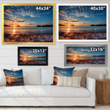 Tranquil Beach and Whimsical Clouds