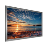 Tranquil Beach and Whimsical Clouds