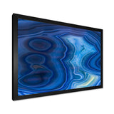 Blue Agate Stone Design