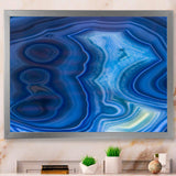 Blue Agate Stone Design