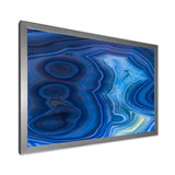 Blue Agate Stone Design