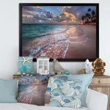 Palm Trees on Clear Sandy Beach