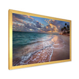 Palm Trees on Clear Sandy Beach