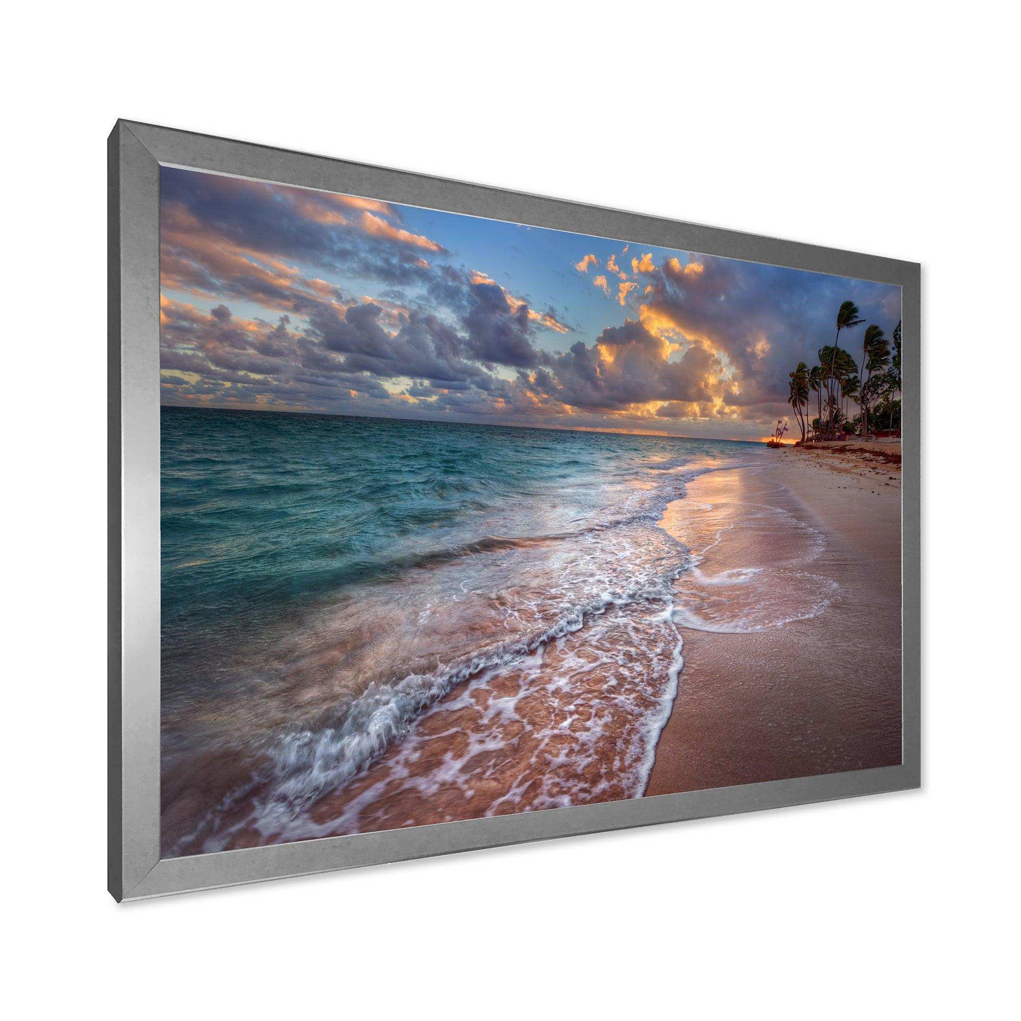 Palm Trees on Clear Sandy Beach