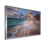 Palm Trees on Clear Sandy Beach
