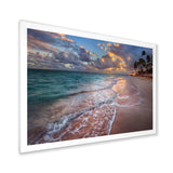 Palm Trees on Clear Sandy Beach