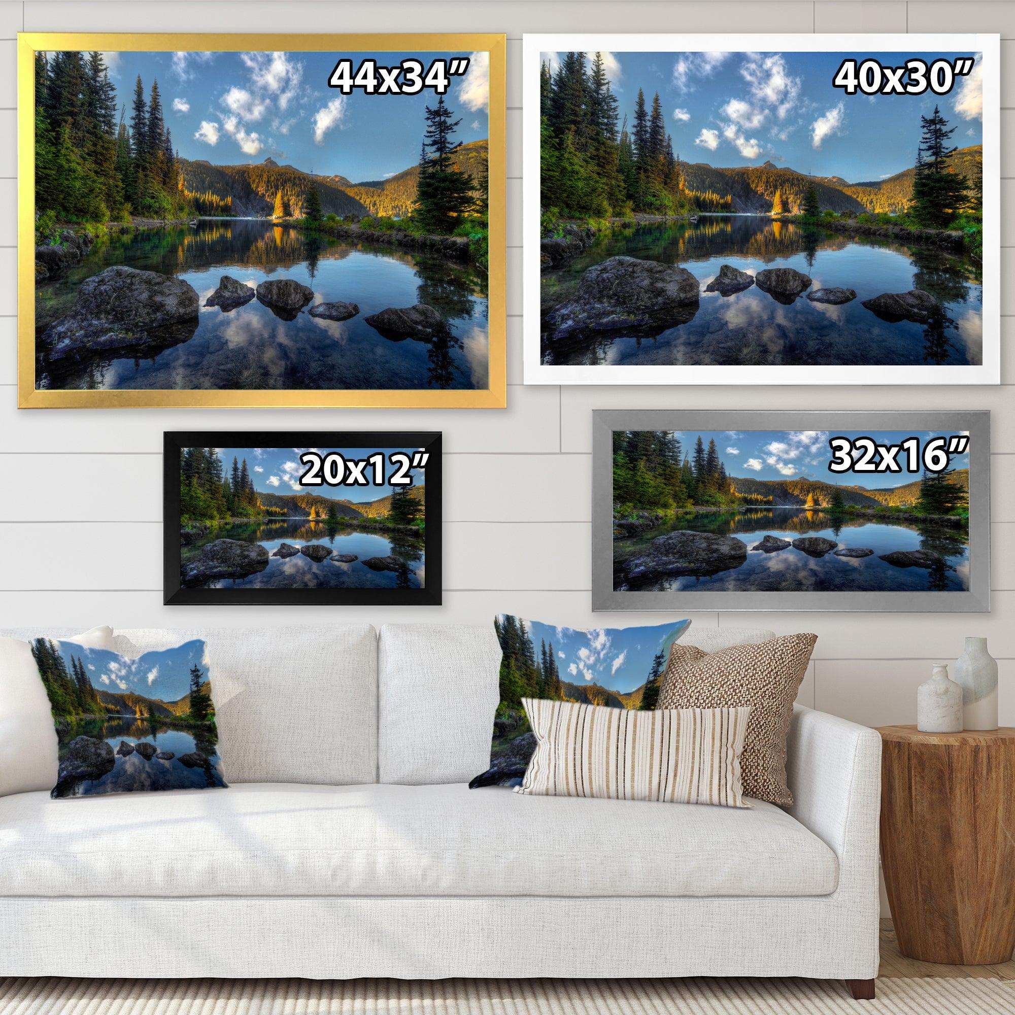 Mountain Lake Surrounded by Trees