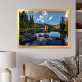 Mountain Lake Surrounded by Trees