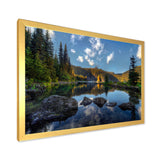 Mountain Lake Surrounded by Trees