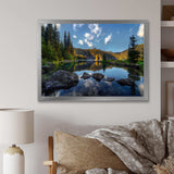 Mountain Lake Surrounded by Trees