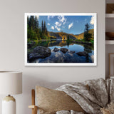 Mountain Lake Surrounded by Trees