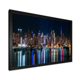 New York Midtown Night Panorama