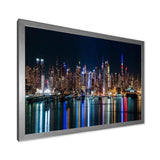 New York Midtown Night Panorama