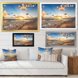 Sunrise on Beach of Caribbean Sea