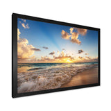 Sunrise on Beach of Caribbean Sea