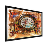 People and Time Acrylic Painting